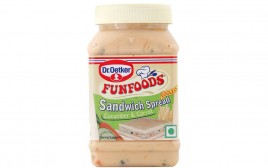 Dr. Oetker Fun foods Eggless Sandwich Spread, Cucumber & Carrot  Plastic Jar  300 grams